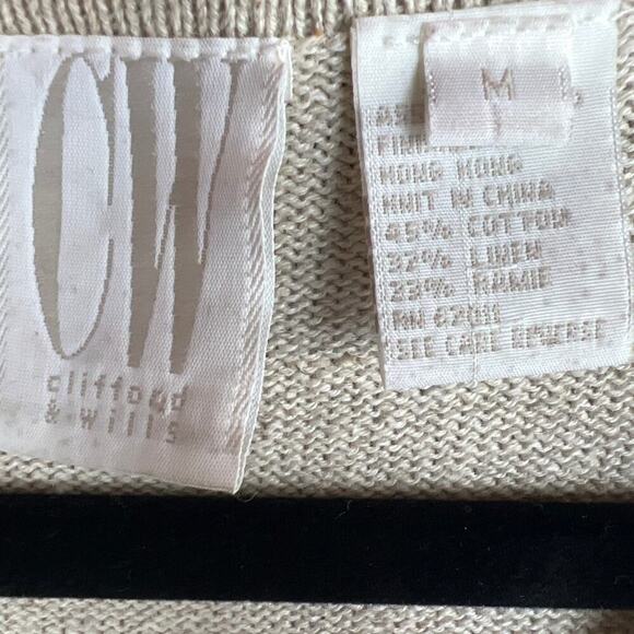 Vintage Clifford & Wills Embellished Sweater Vest Size M - Picture 3 of 7